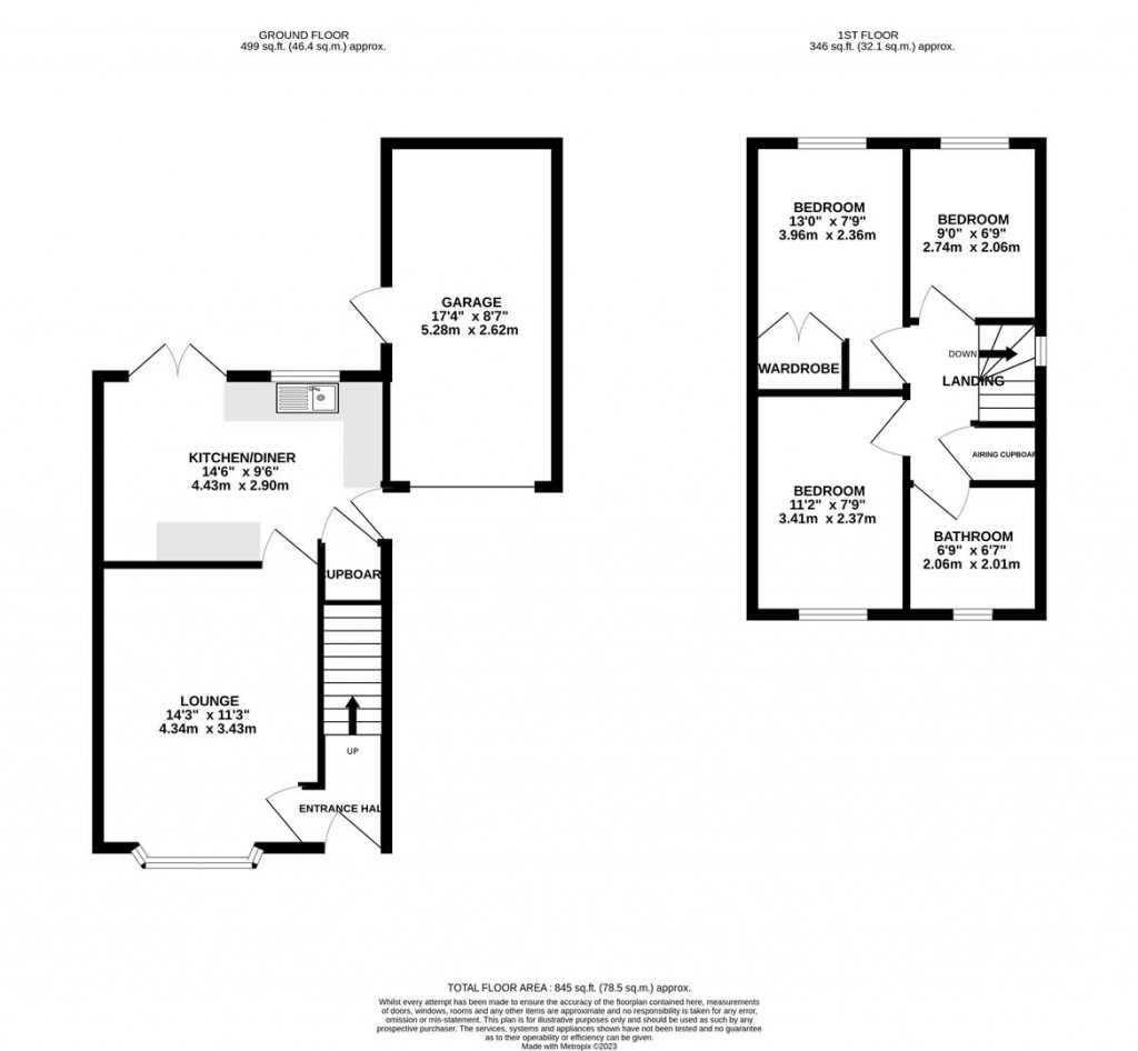 Floorplans For St. Amandas Close, Kettering