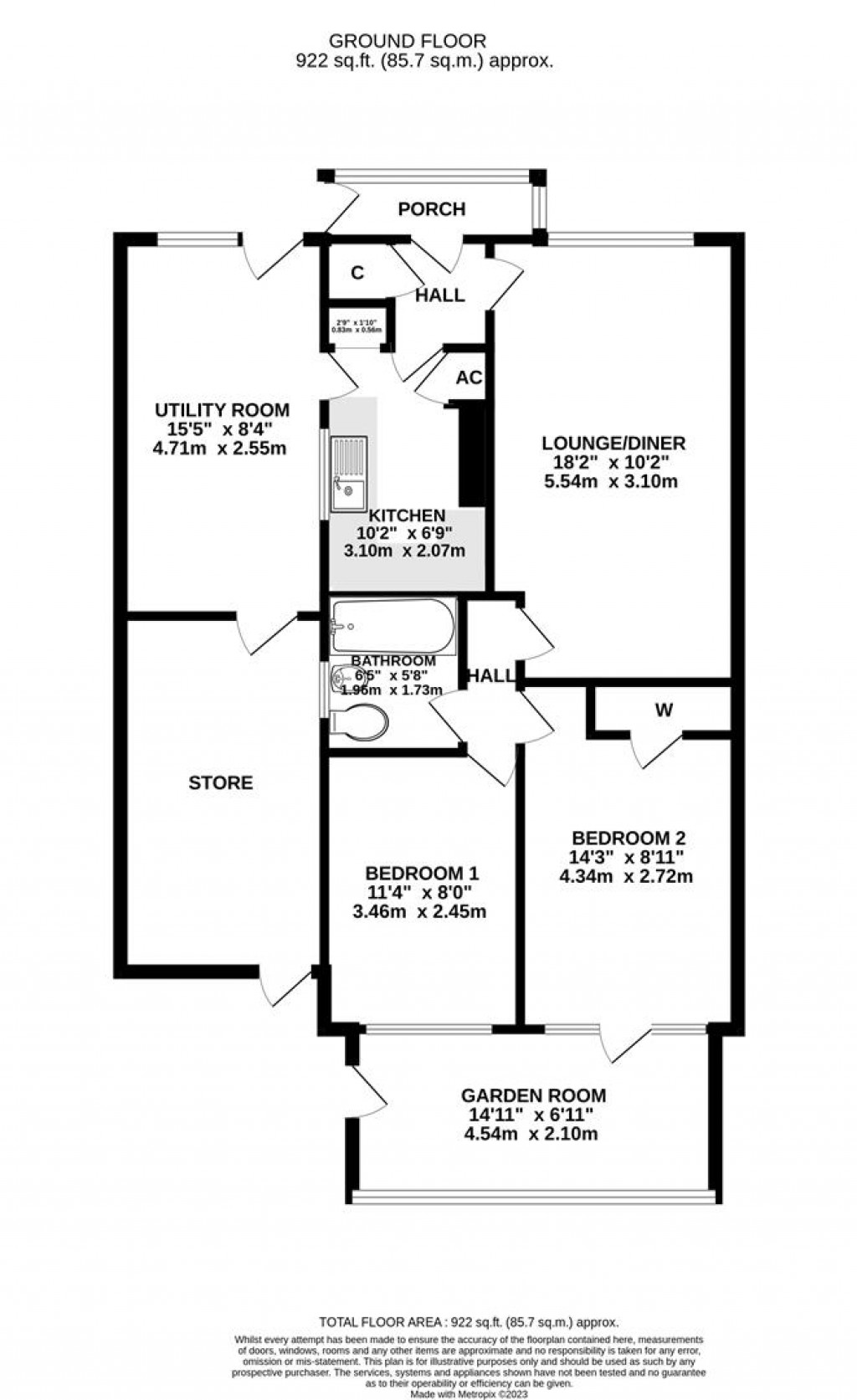 Floorplans For Cavendish Close, Barton Seagrave