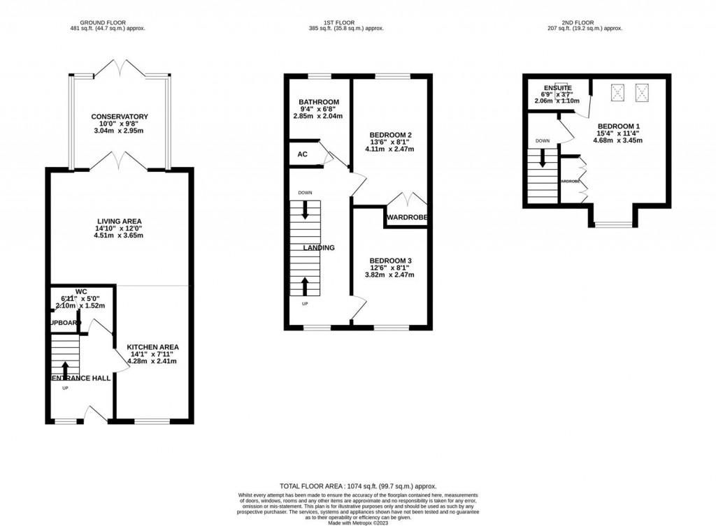 Floorplans For Thistle Drive, Desborough, Kettering