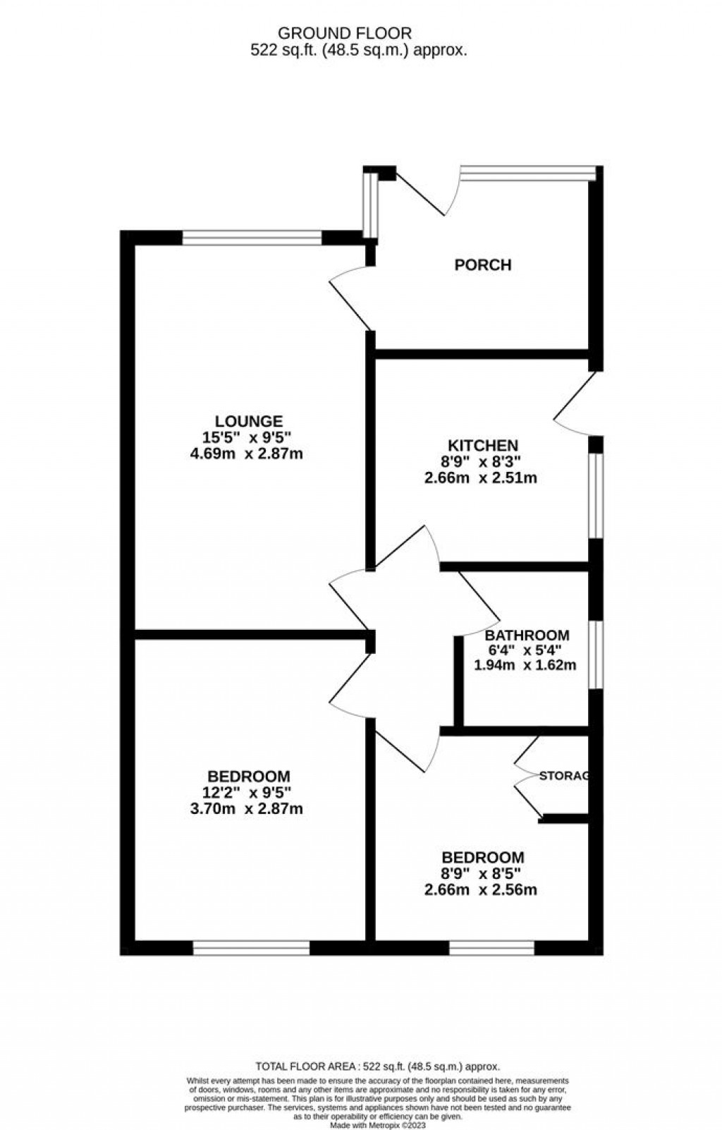 Floorplans For Wolfe Close, Kettering