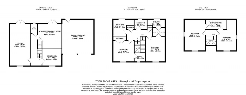 Floorplans For Windermere Drive, Corby