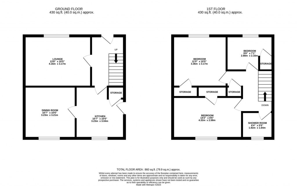 Floorplans For Sulgrave Drive, Corby