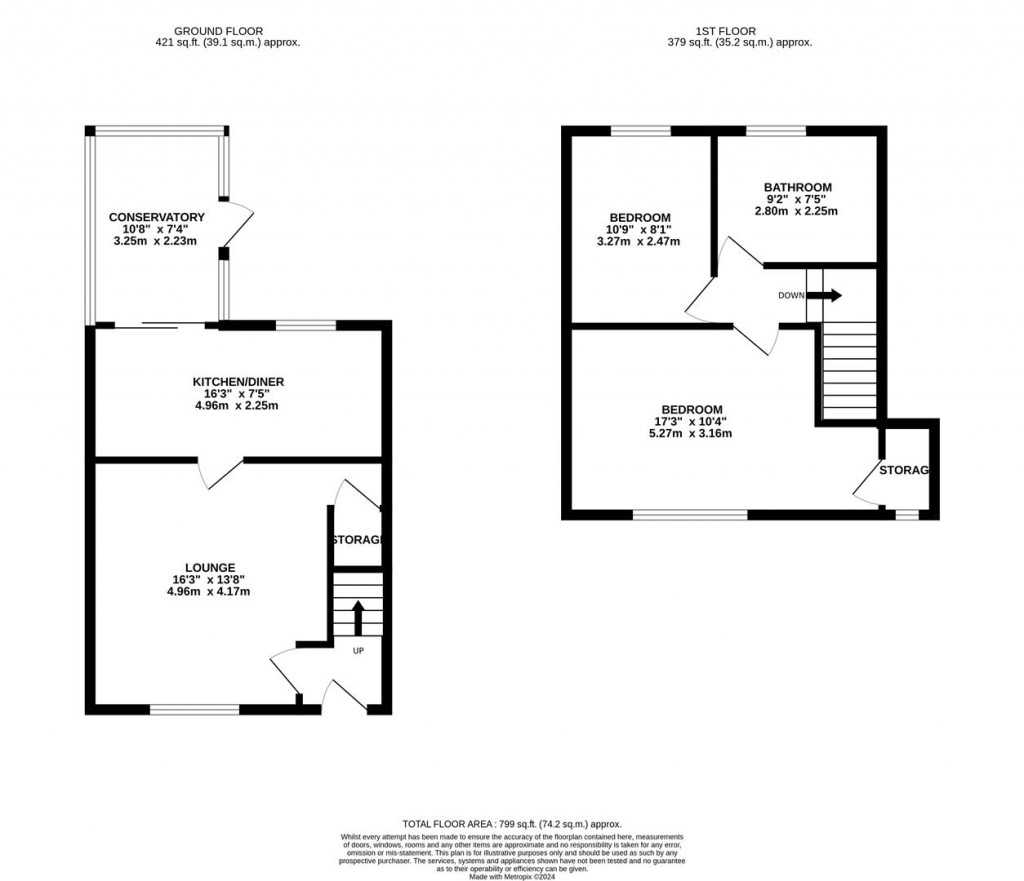 Floorplans For Wentworth Road, Finedon