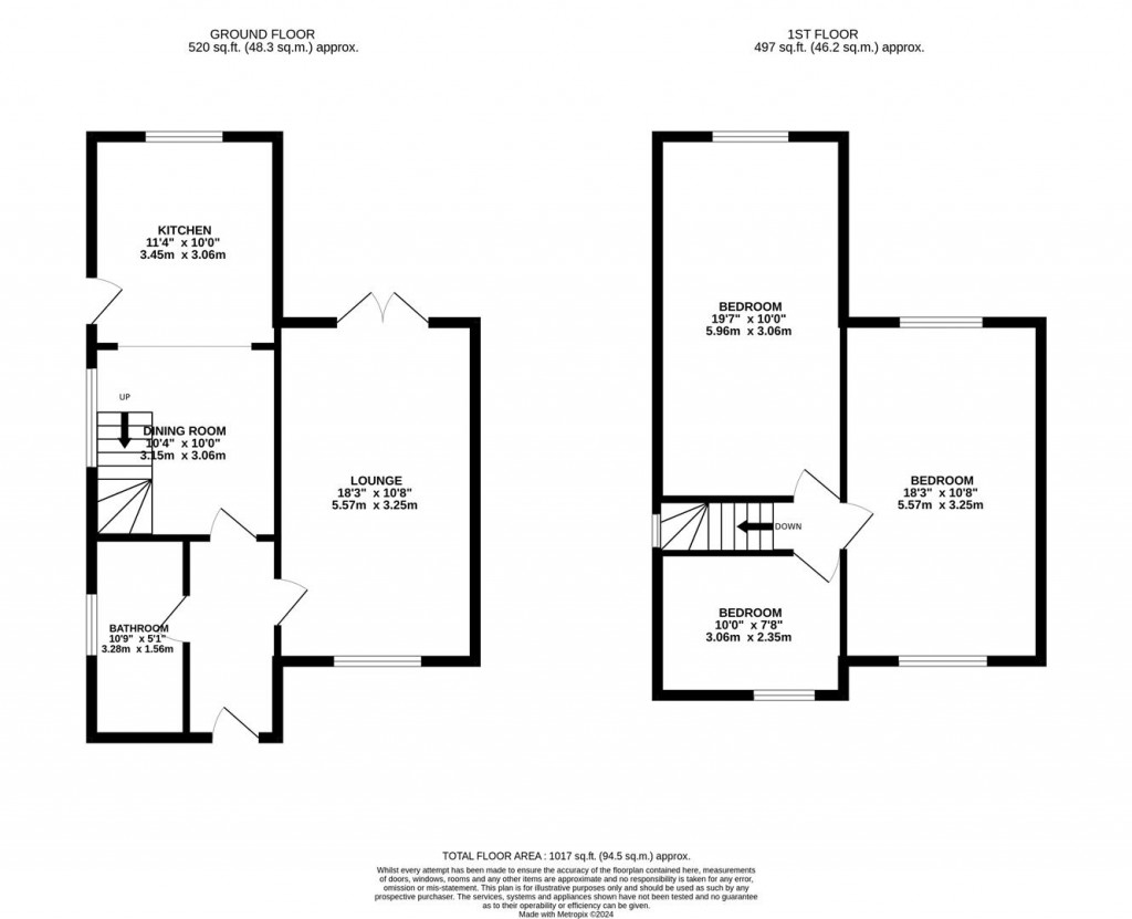 Floorplans For West Glebe Road, Corby