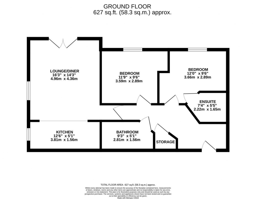 Floorplans For Conyger Close, Great Oakley, Corby