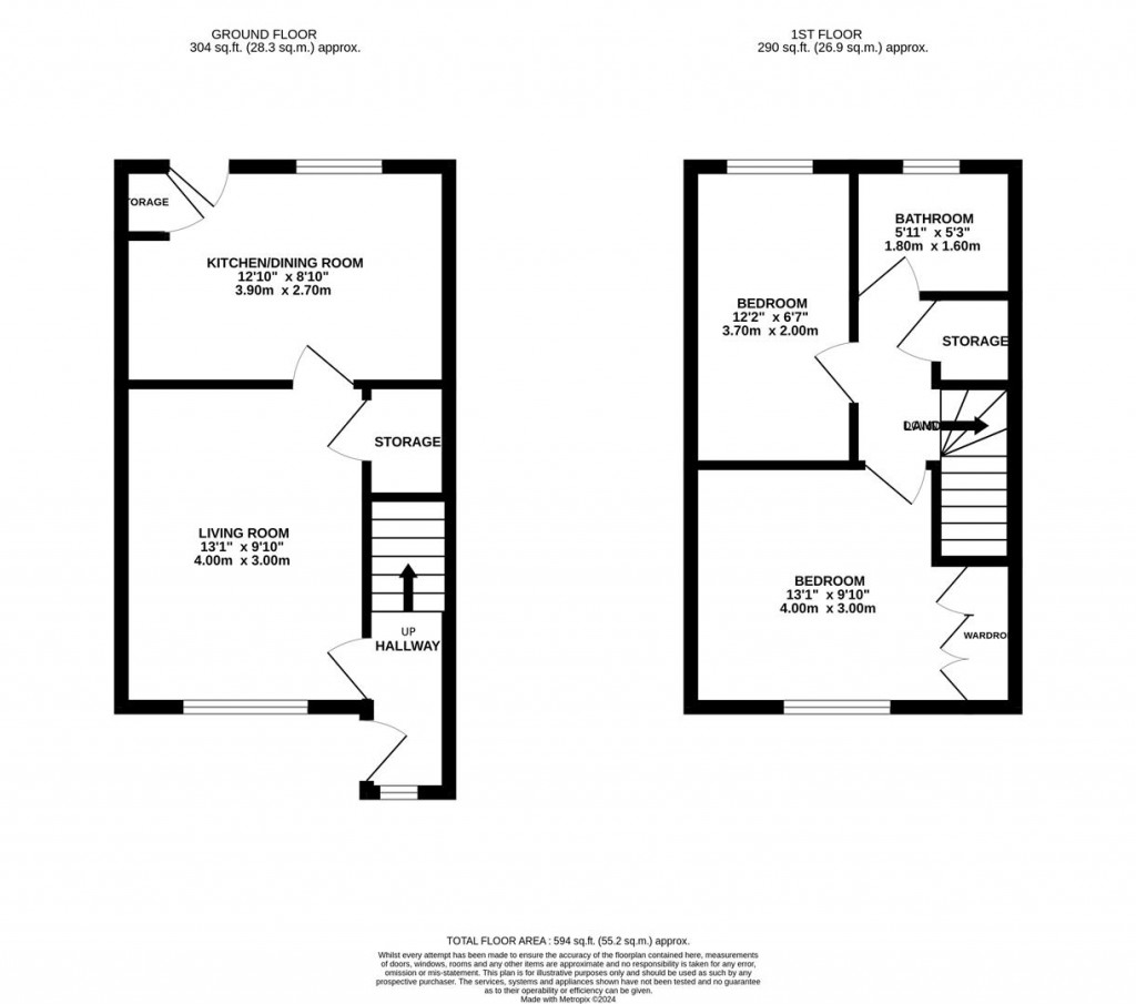 Floorplans For John Clare Court, Kettering