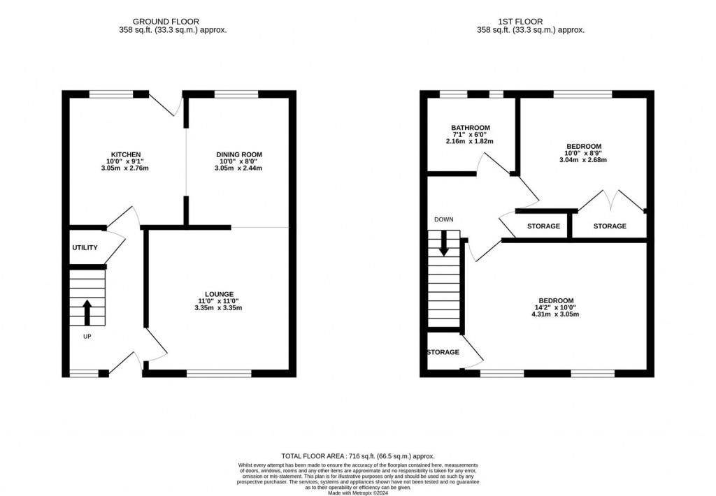 Floorplans For Cromwell Road, Great Glen, Leicester