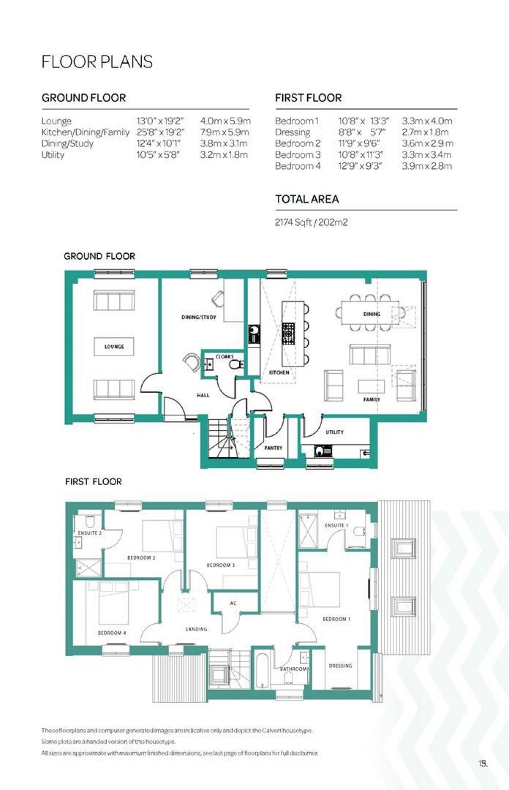 Floorplans For Furlong Heights, Jesse Green, Lavendon