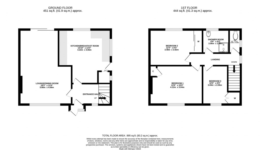 Floorplans For Queensway, Burton Latimer