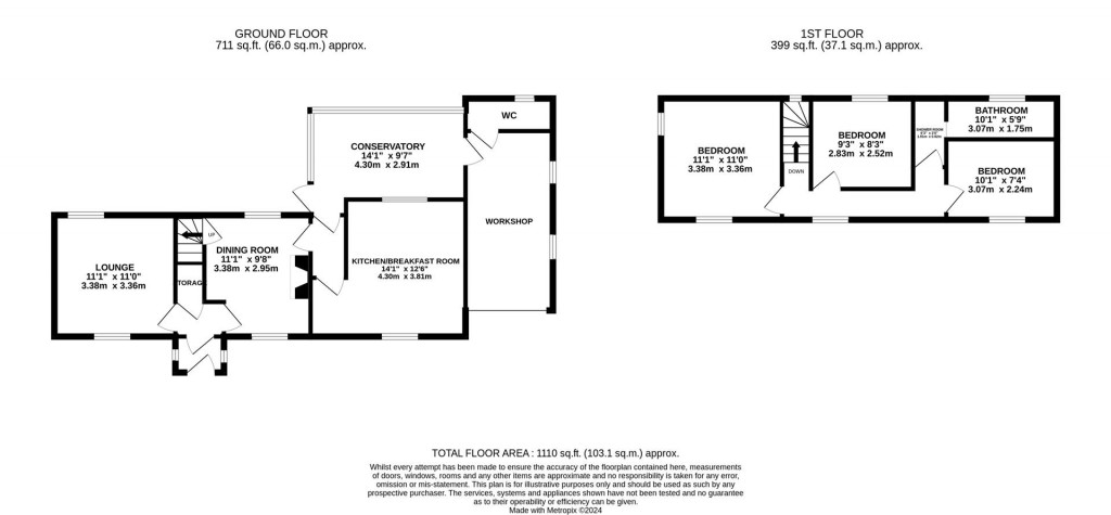 Floorplans For Midland Road, Raunds, Wellingborough