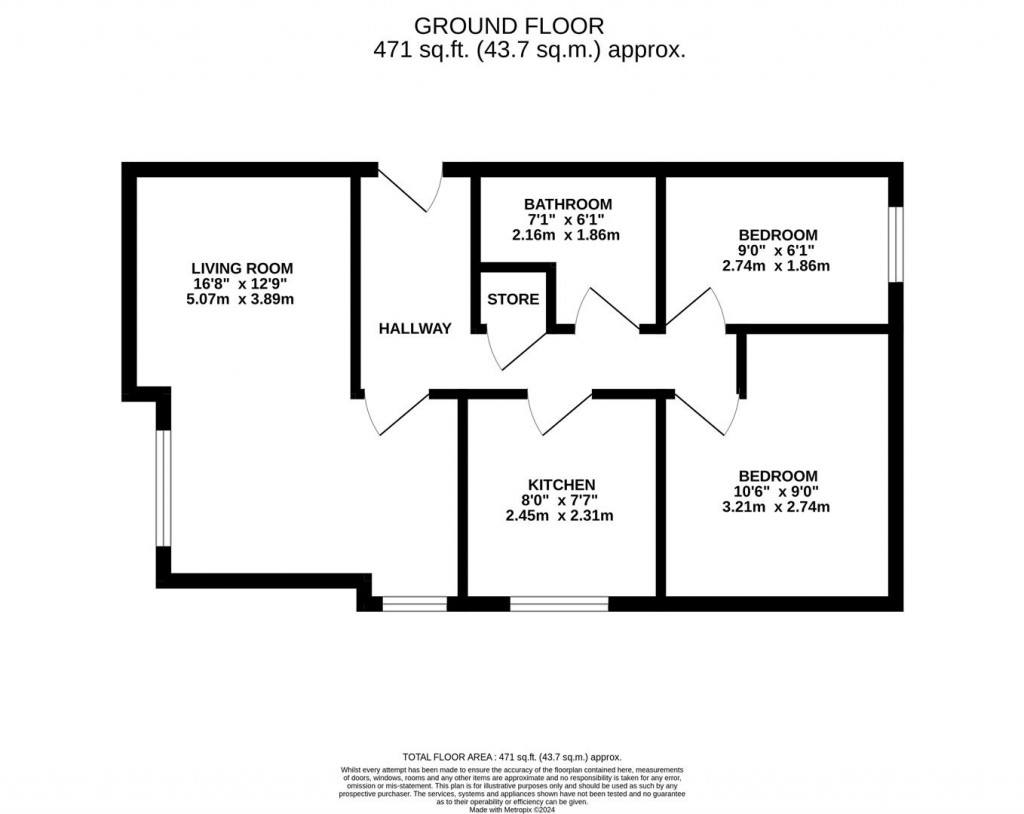 Floorplans For Thirlmere Close, Kettering