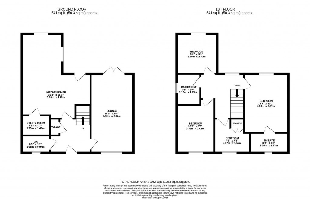 Floorplans For Kestrel Road, Priors Hall Park, Corby