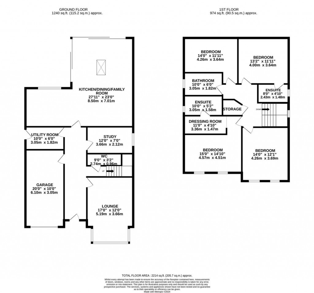 Floorplans For Stanion Road, Brigstock