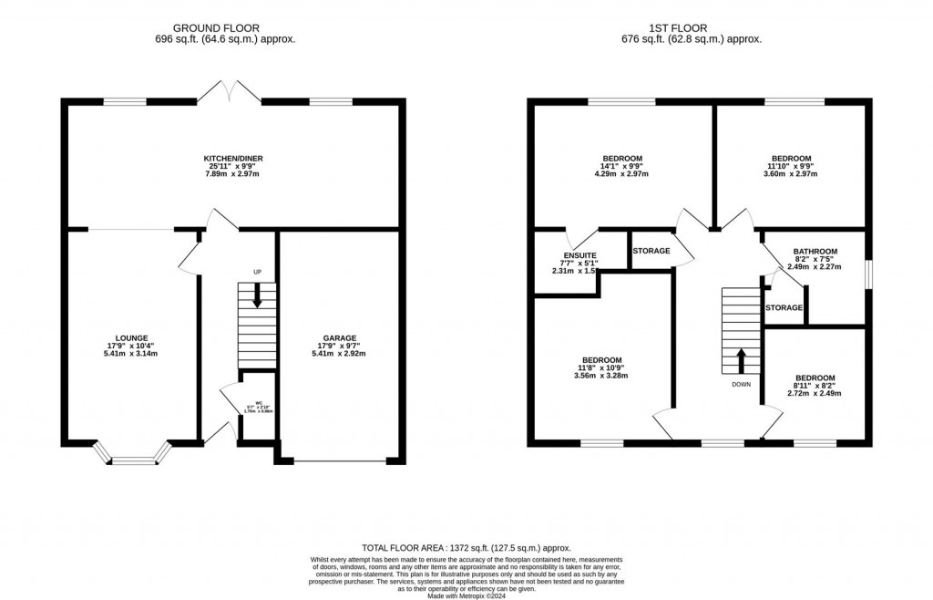 Floorplans For Bootmaker Crescent, Raunds