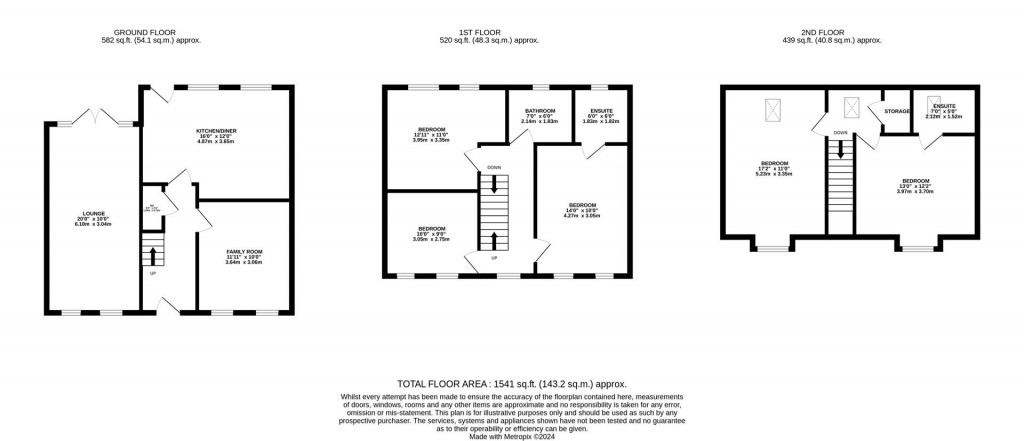 Floorplans For Mendip Way, Corby