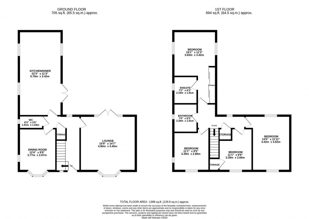 Floorplans For Bootmaker Crescent, Raunds