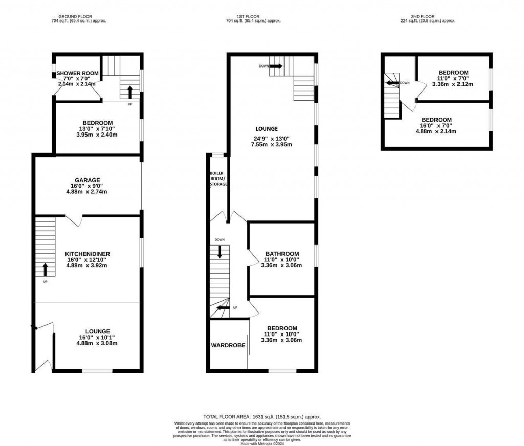 Floorplans For Bailiff Street, Northampton