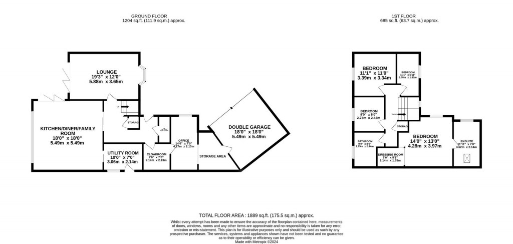 Floorplans For Carlton Road, Wilbarston, Market Harborough