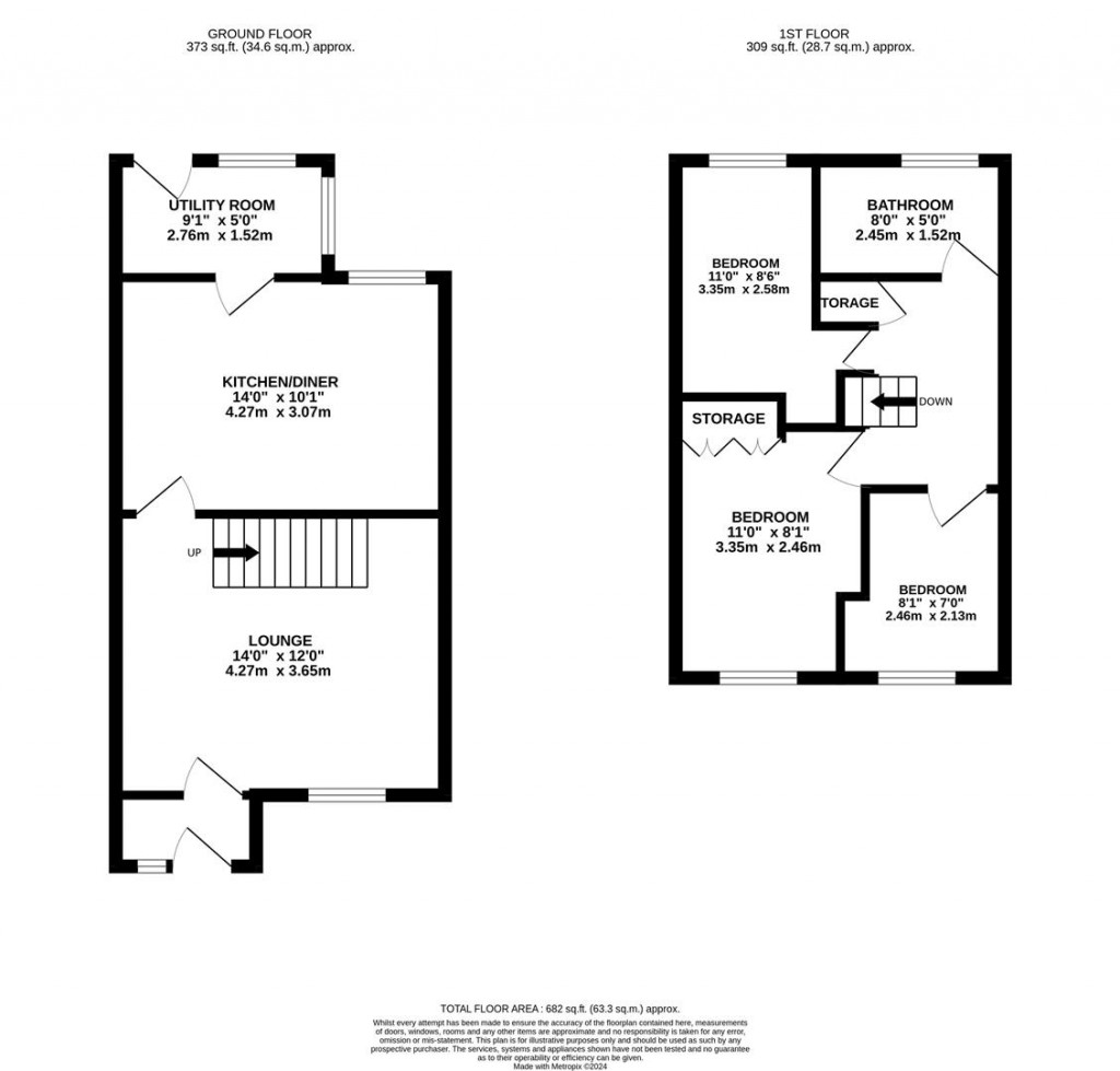 Floorplans For Patrick Road, Corby