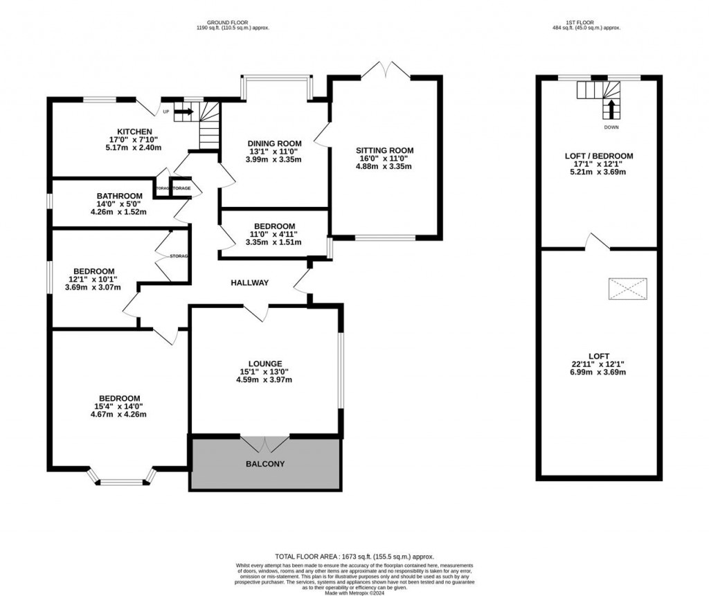 Floorplans For Duston Road, Northampton