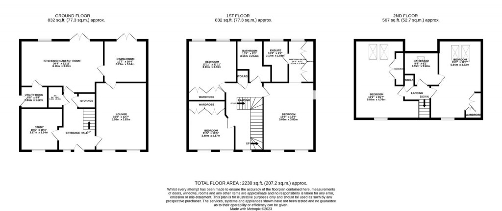 Floorplans For Kirby Street, Barton Seagrave, Kettering