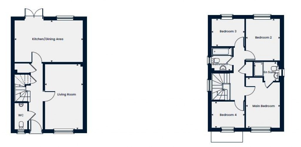 Floorplans For Foster Way, Kettering