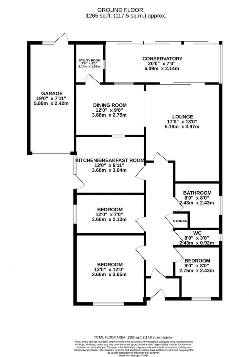 Floorplans For Neale Avenue, Kettering