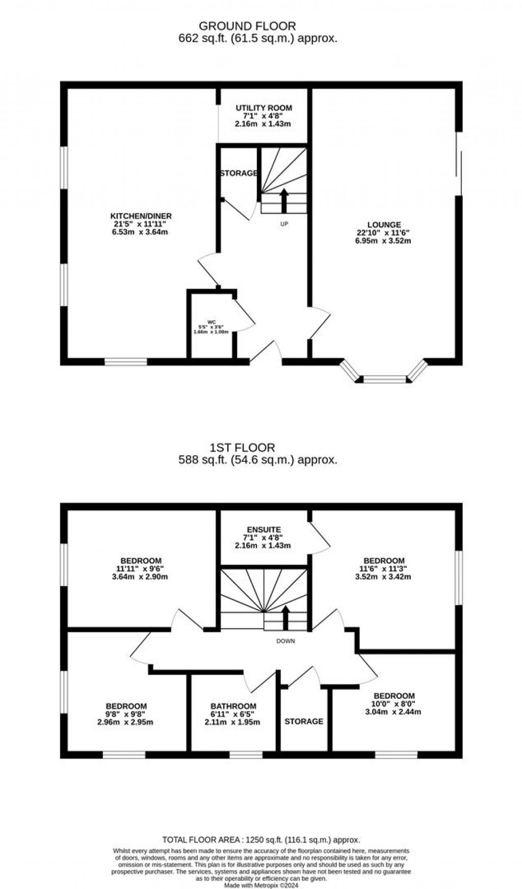 Floorplans For Bootmaker Crescent, Raunds