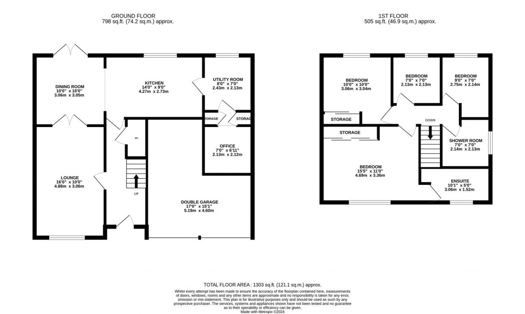 Floorplans For Blackberry Close, Kettering