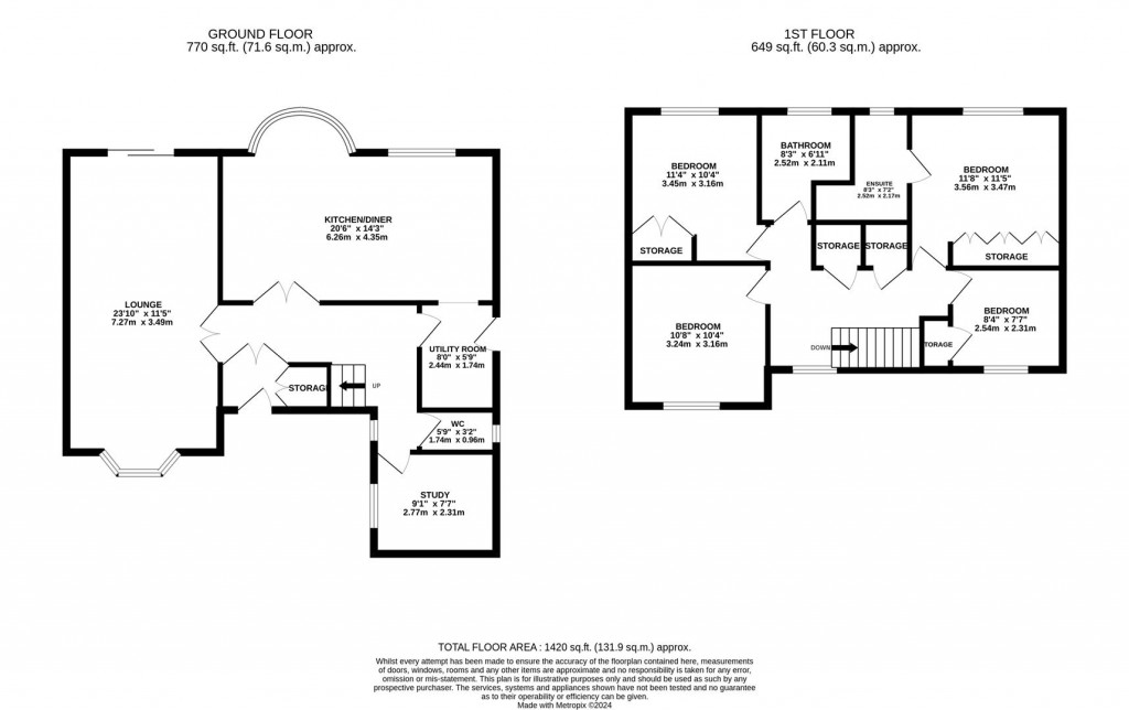 Floorplans For Regal Drive, Kettering