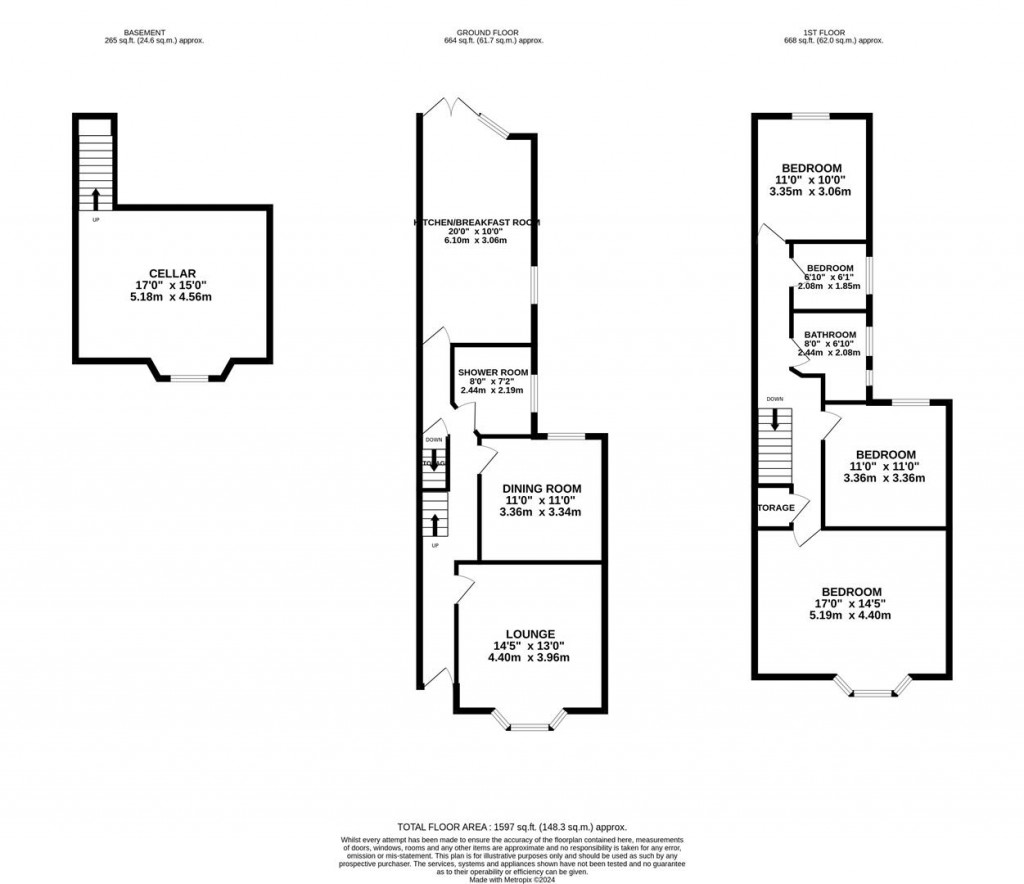 Floorplans For Abington Avenue, Northampton