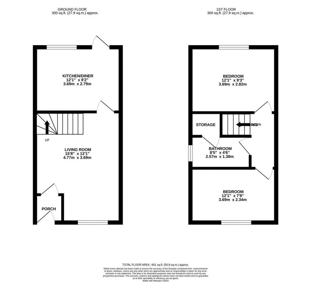 Floorplans For Thoday Close, Broughton, Kettering