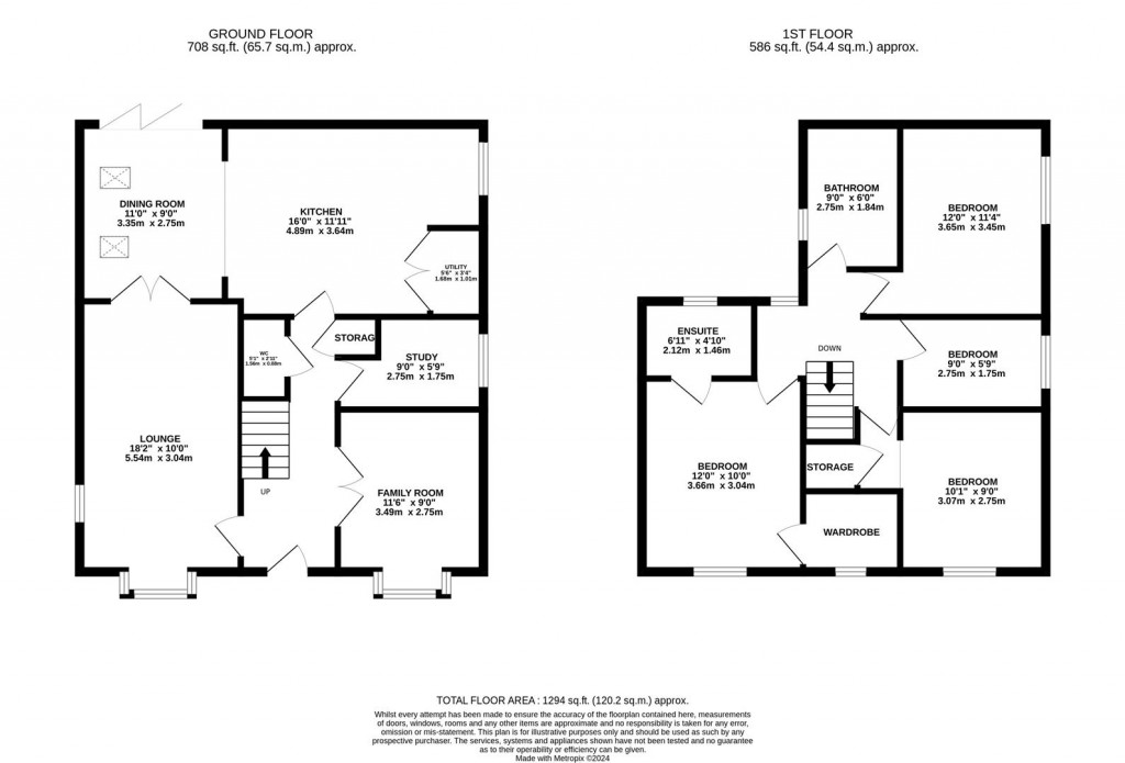 Floorplans For Livingstone Road, Corby