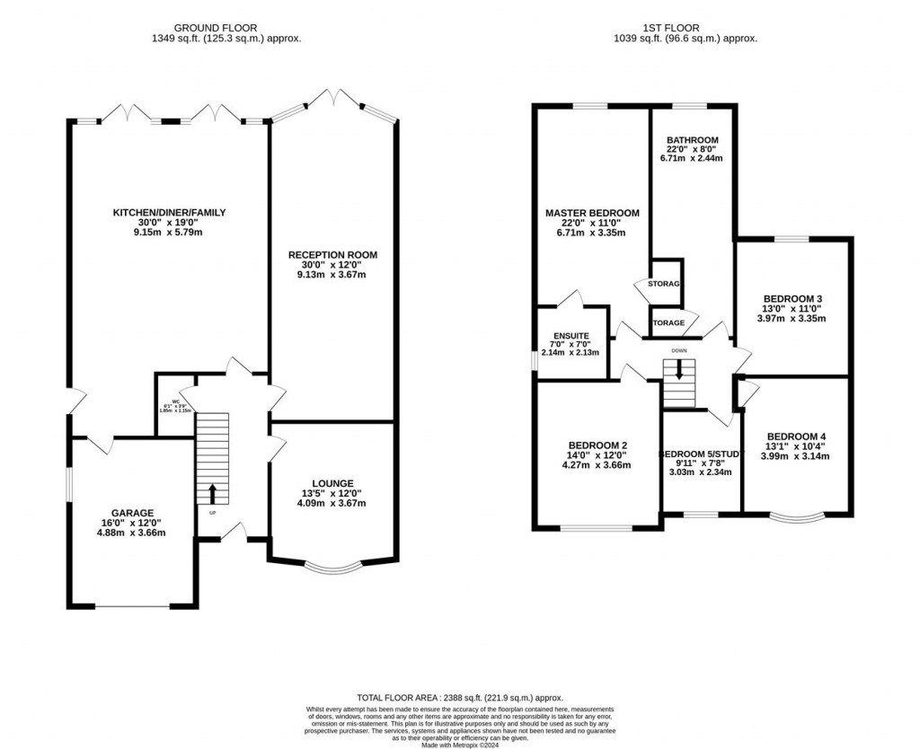 Floorplans For Warkton Lane, Barton Seagrave, Kettering