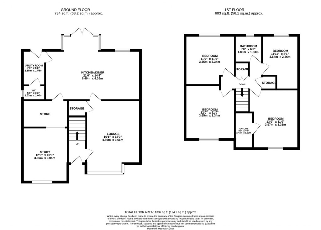 Floorplans For Blackbird Road, Corby