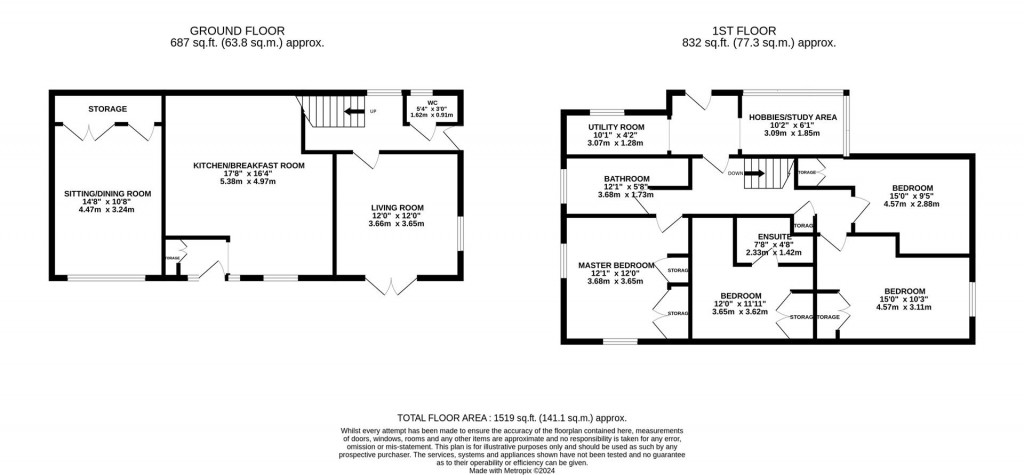 Floorplans For Maltings Road, Gretton, Corby