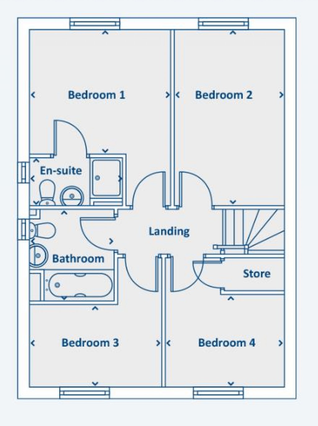 Floorplans For Fitzhugh Rise, Wellingborough