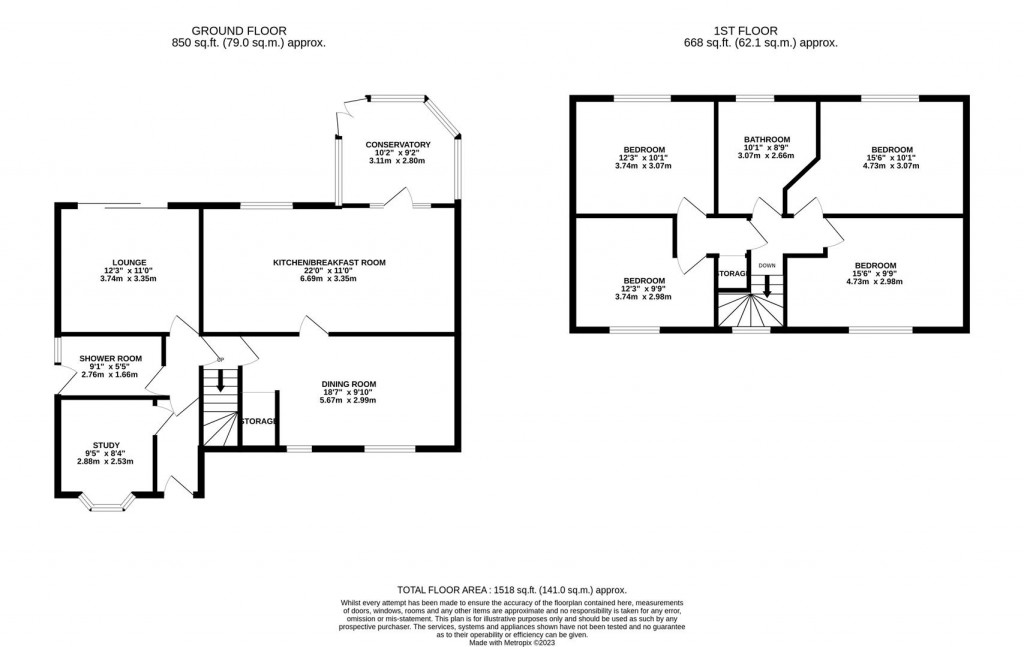 Floorplans For Medbourne Road, Hallaton