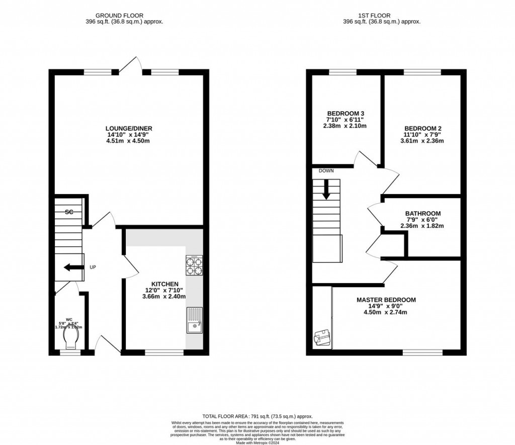 Floorplans For Boughton Road, Corby