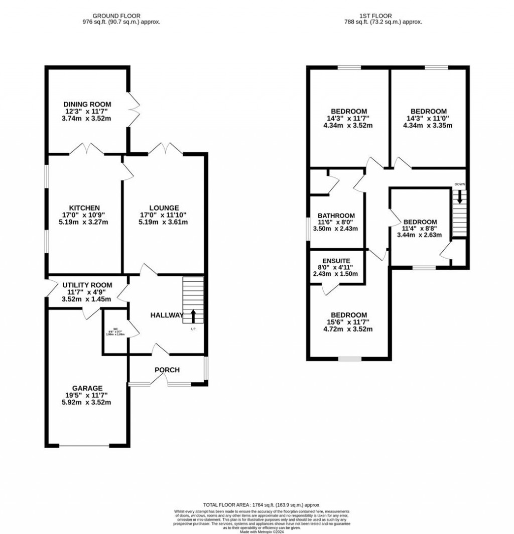 Floorplans For Copelands Road, Desborough