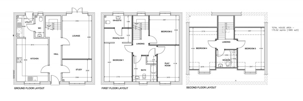 Floorplans For Britannia Road, Kettering