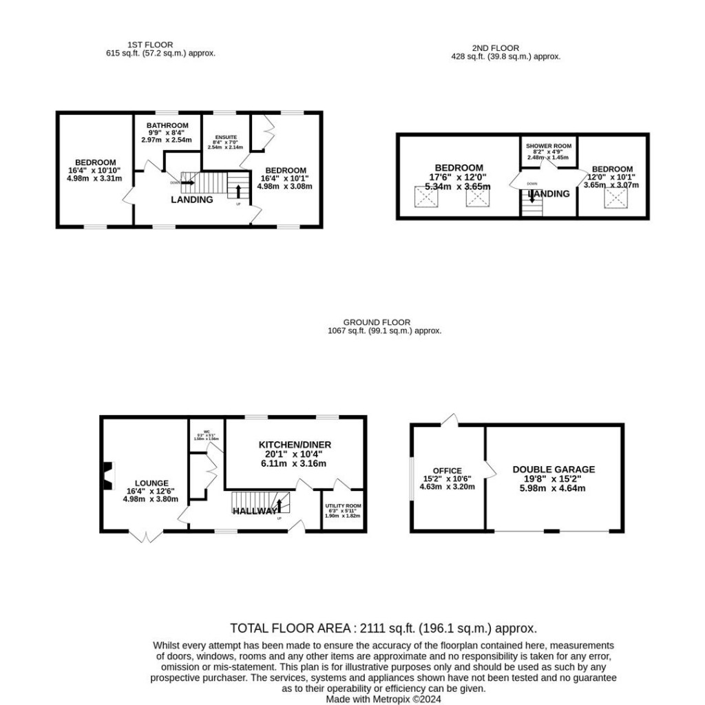 Floorplans For Lammas Close, Orlingbury, Kettering