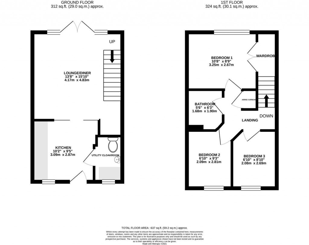 Floorplans For Dairy Way, Kibworth Harcourt, Leicester