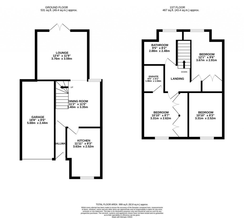 Floorplans For Breakleys Road, Desborough, Kettering