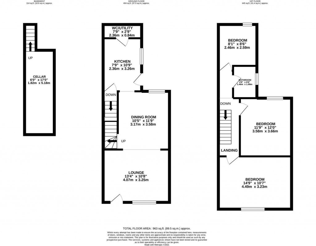 Floorplans For Union Street, Kettering