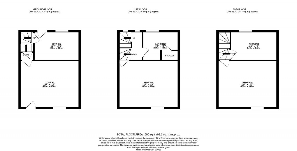 Floorplans For North Street East, Uppingham, Oakham