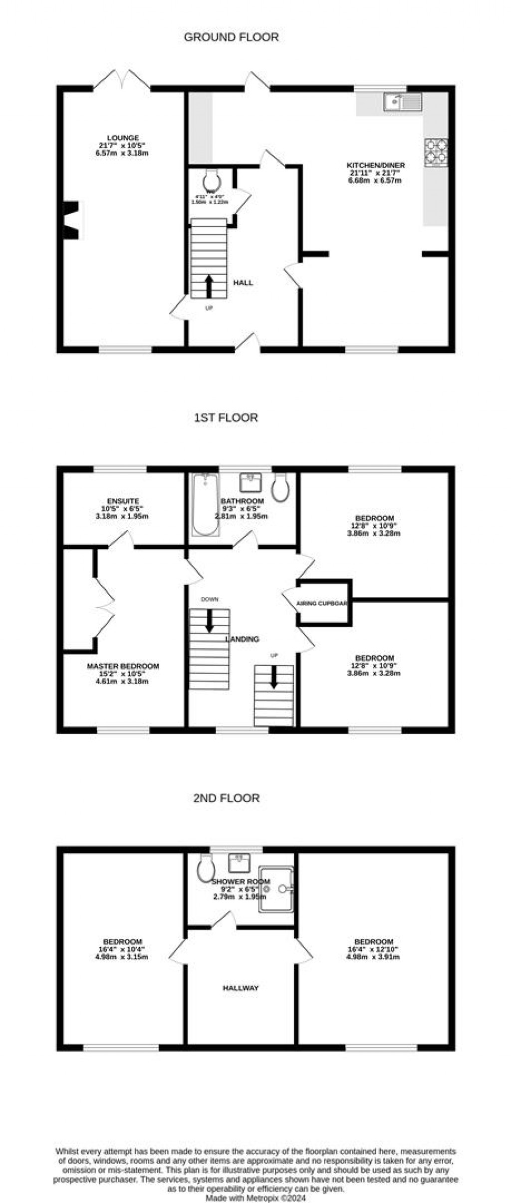 Floorplans For Burdock Way, Desborough, Kettering