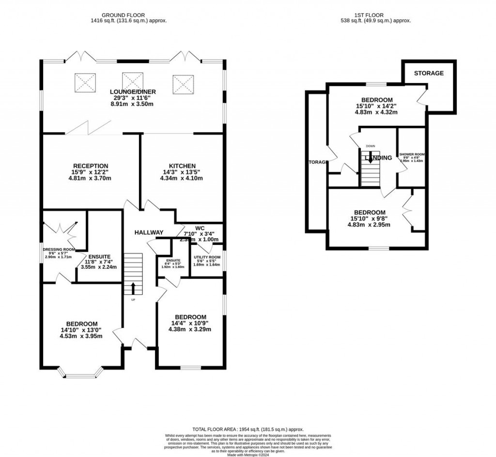 Floorplans For Warkton Lane, Barton Seagrave, Kettering