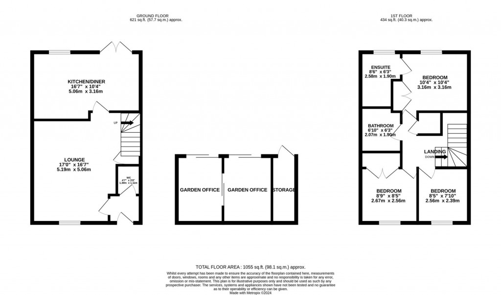 Floorplans For Berry Close, Great Bowden, Market Harborough