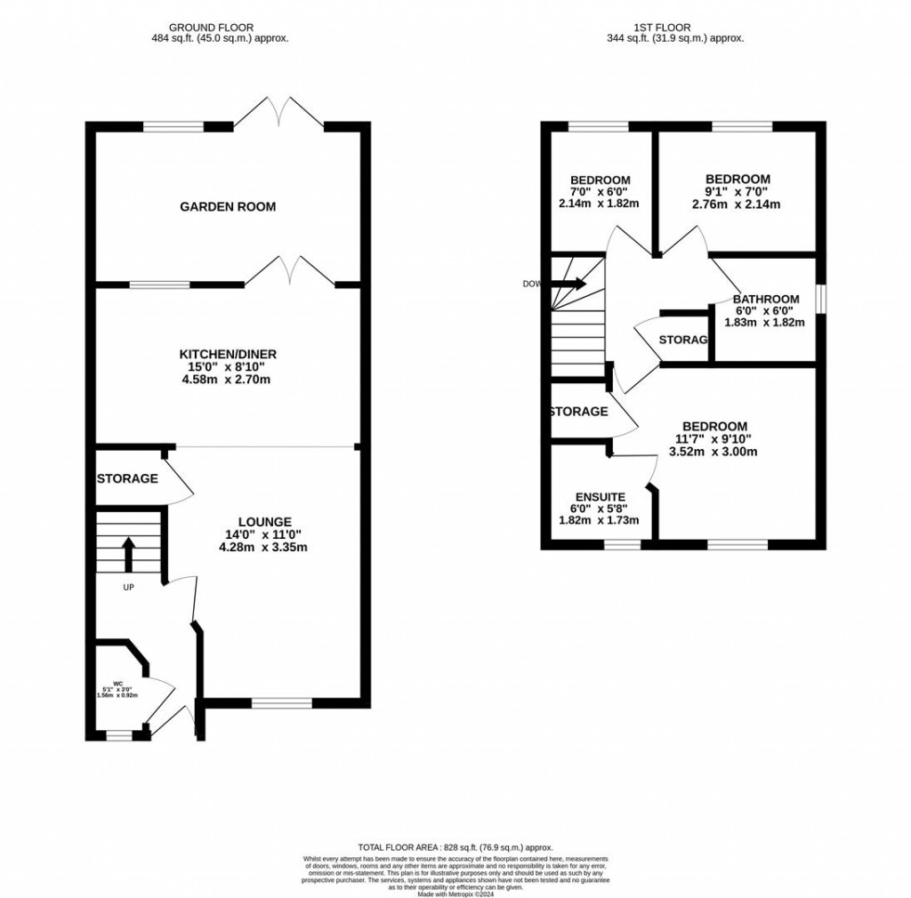 Floorplans For Speight Crescent, Barton Seagrave